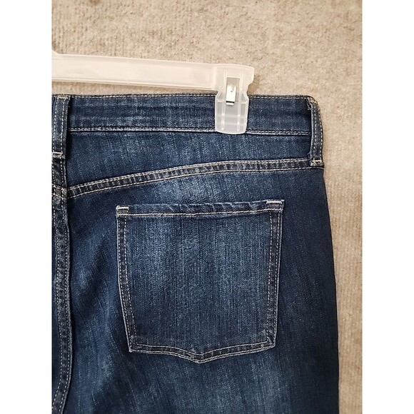 Gap Perfect Boot Jeans Womens 16 33 Blue Dark Wash Stretch - Picture 5 of 9